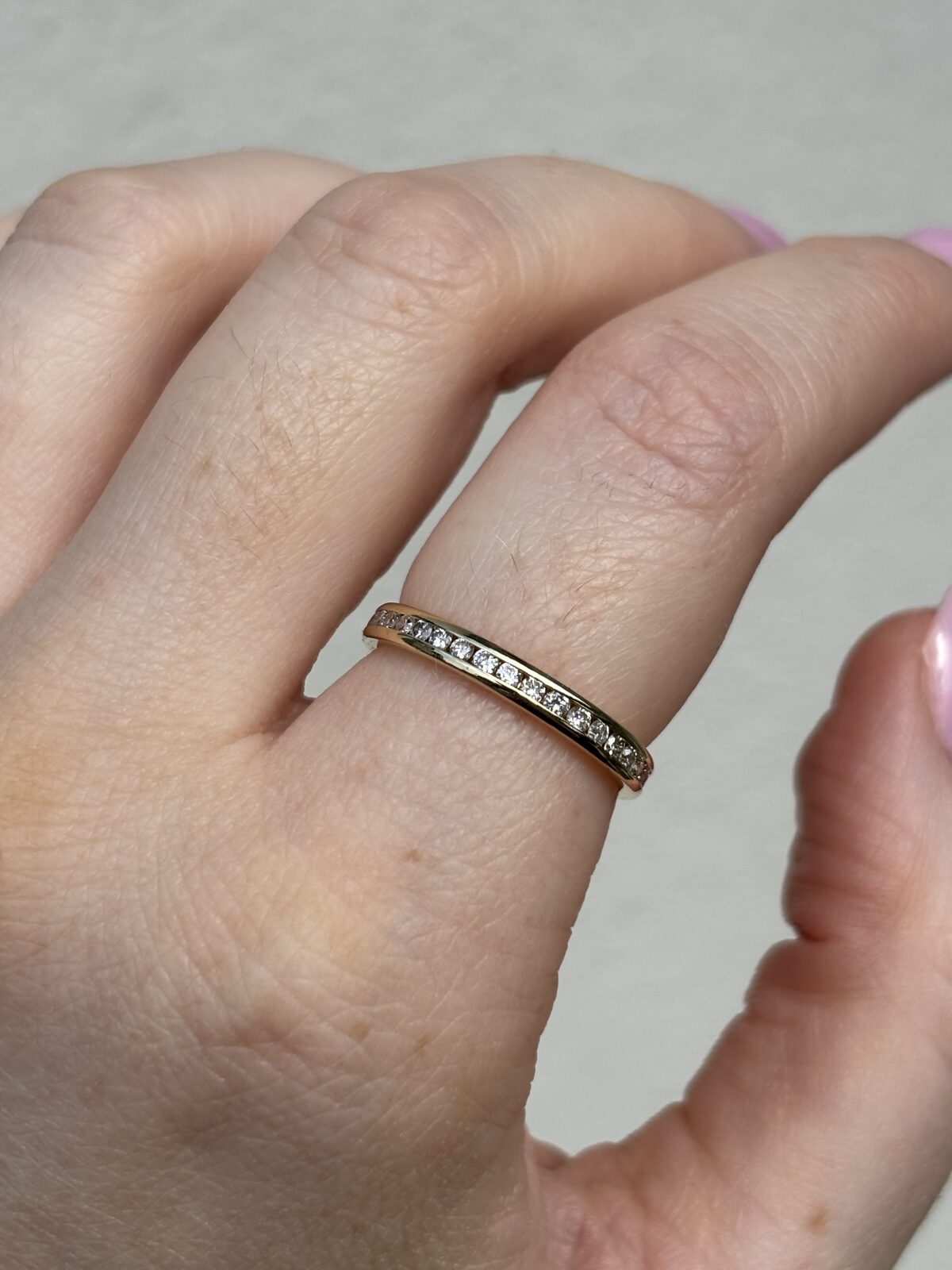 18ct Yellow Gold Channel-set Full Eternity