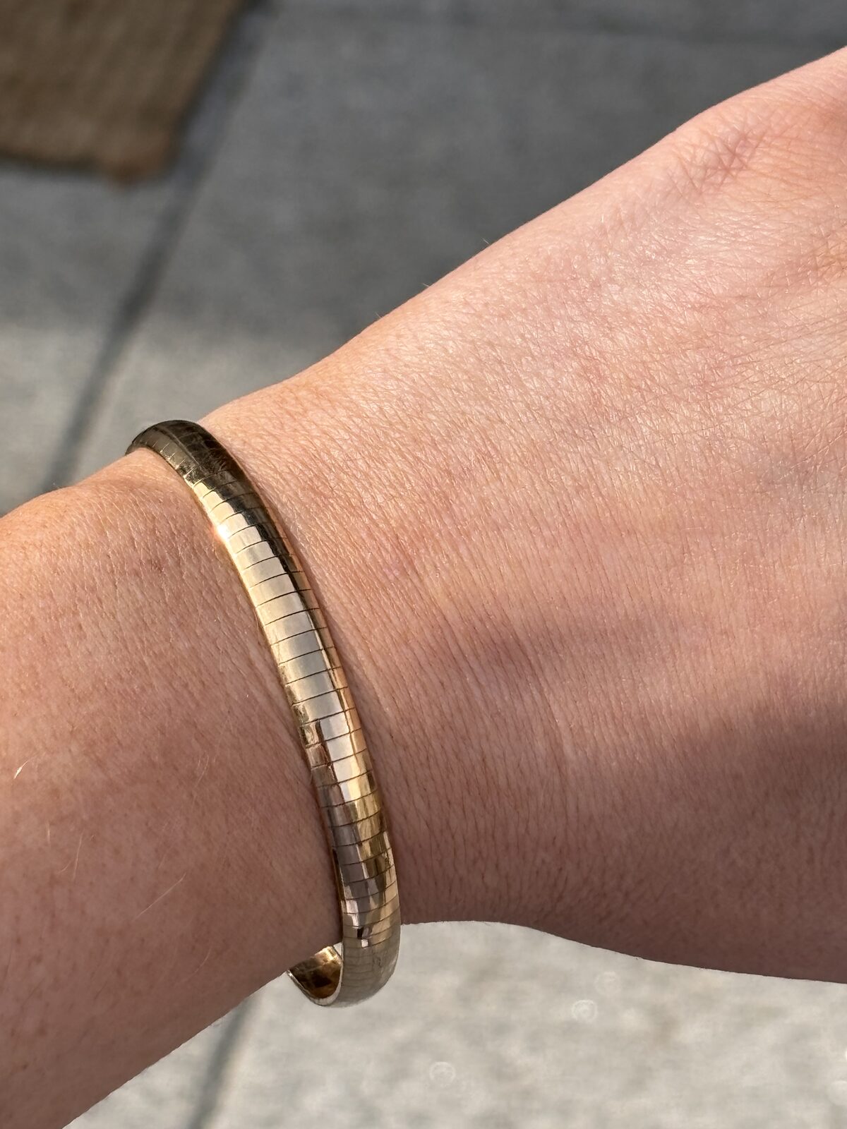 9ct Yellow Gold Omega Bracelet
